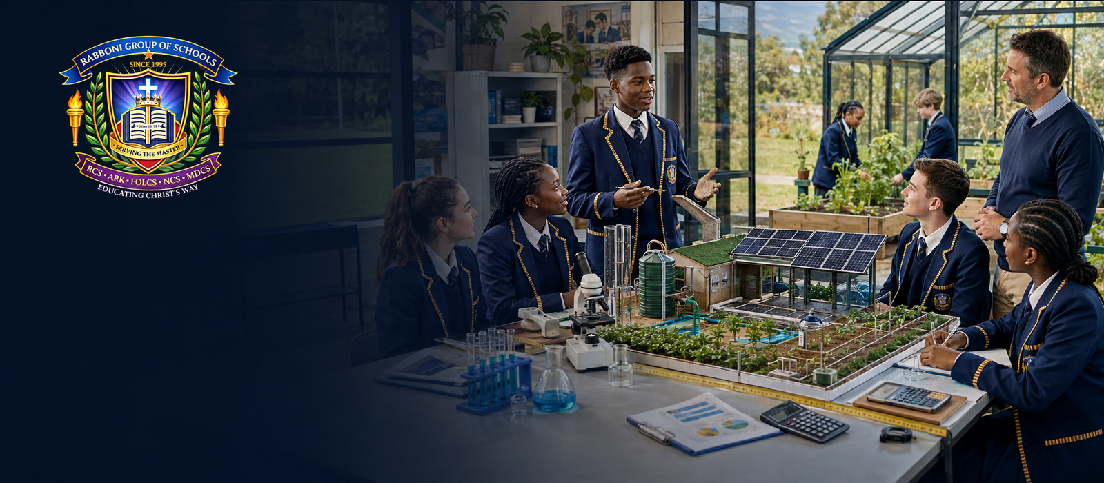 Intermediate and high school learners developing a sustainable community project