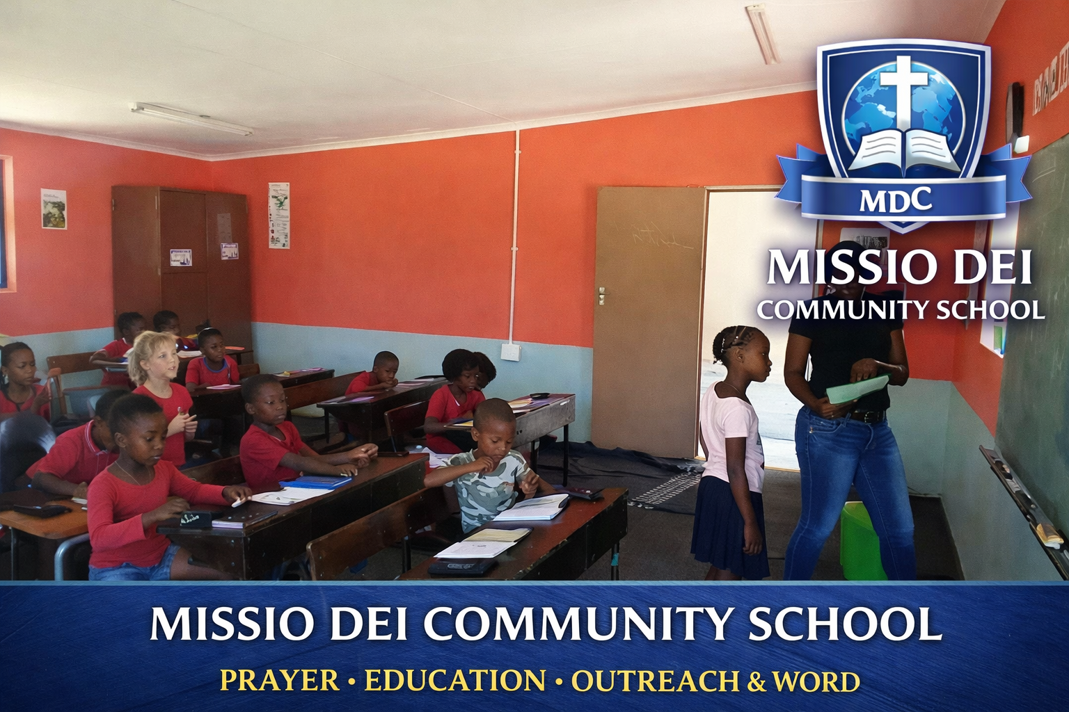 Missio Dei Community School learners participating in a classroom lesson